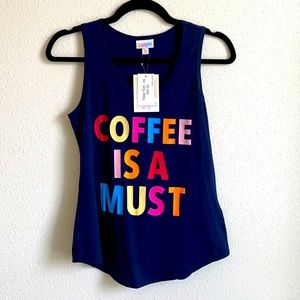 XS Lularoe tank top coffee is a must